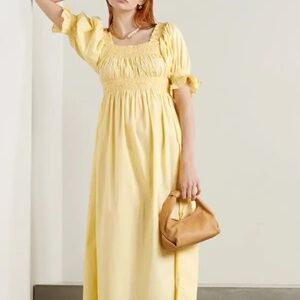 Doen Eclipse dress butter yellow